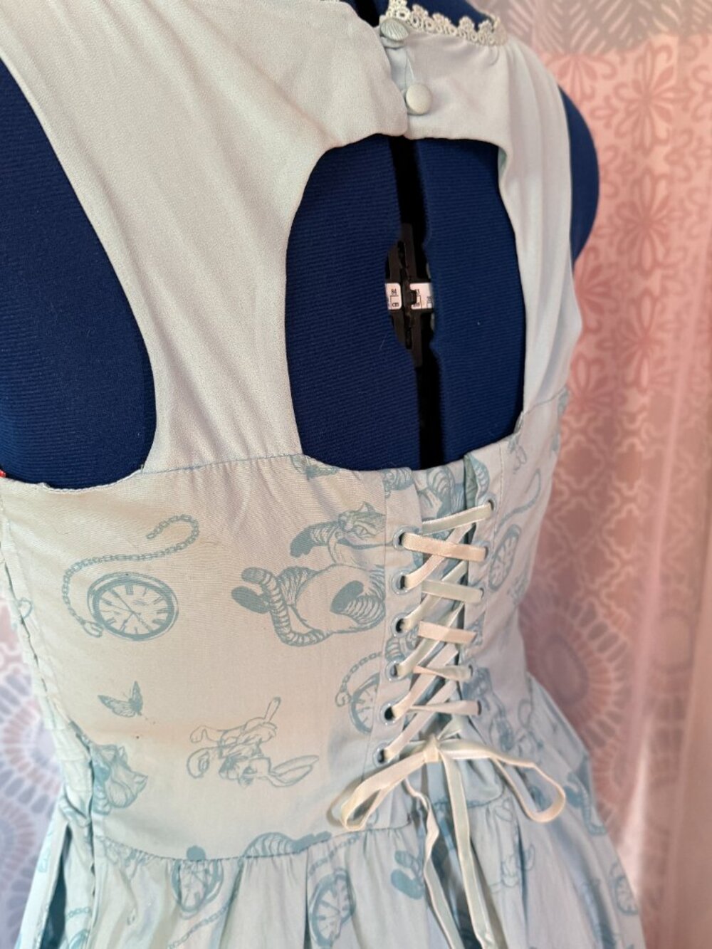 Size Large Hot Topic Disney Alice Through the Looking Glass Tea Party Dress - Picture 10 of 12